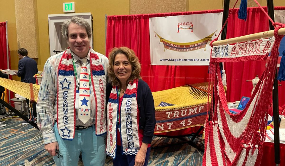 New York couple showcase El Salvador-made &lsquo;MAGA hammocks&rsquo; at CPAC